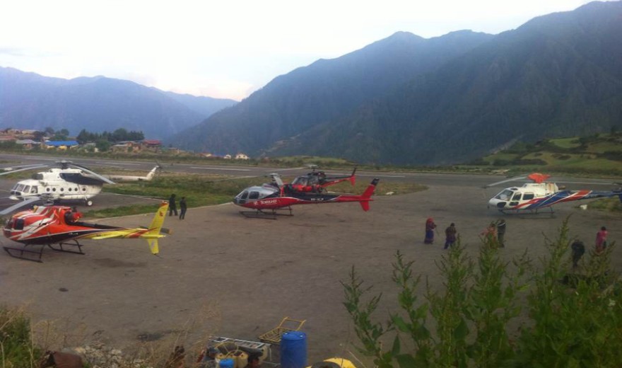 Heli Riding @simiko Airport
